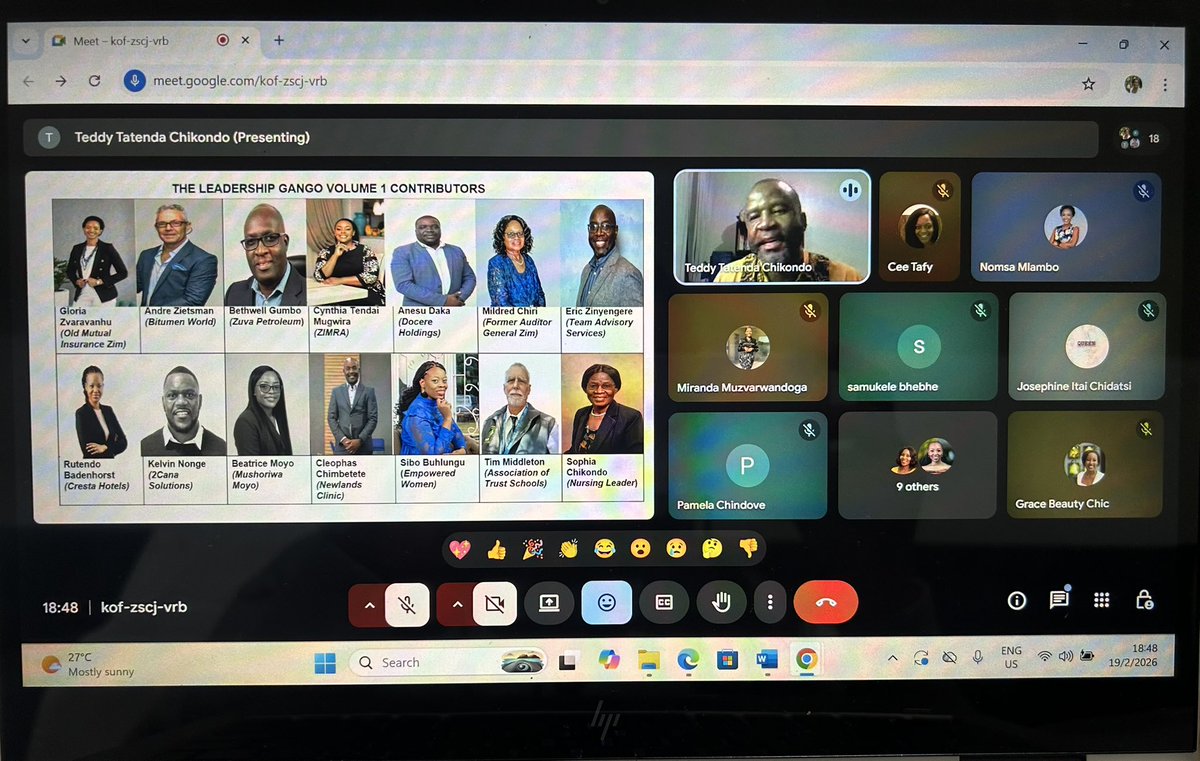 Elite Book Club Meetup on LEADERSHIP was fire!!

We just came off our Elite Book Club meet themed on leadership where our guest speaker Mr Teddy Tatenda Chikondo (CMC) shared what 14 corporate leaders taught him  about leadership. Such an excellent, enlightening session.