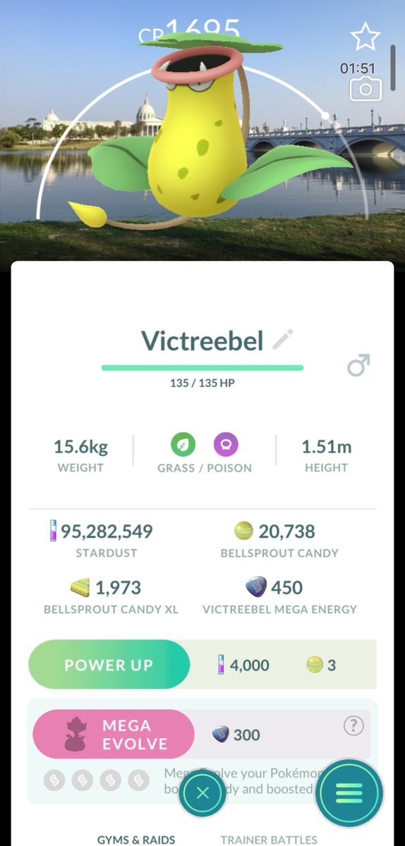 PGTravelerOf's tweet photo. Mega Victreebel Background #PokemonGo #NewMega #lvl8 #Victreebel #PokemonGoTour26 https://t.co/GKcV3CV04S