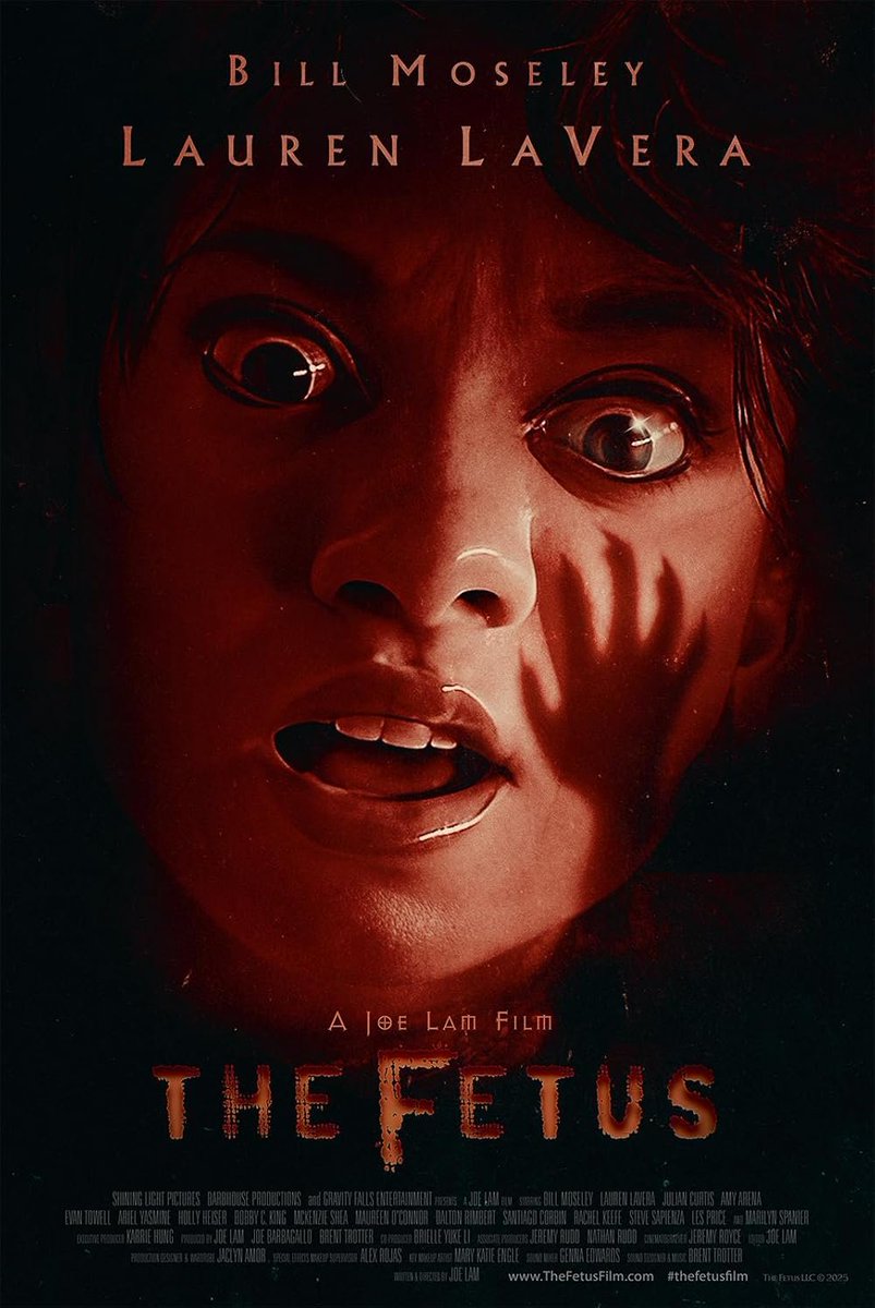 If you love supporting indie horrors I highly recommend supporting <a href="/TheFetusFilm/">The Fetus Film</a> starring Lauren LaVera (Terrifier 2 &amp; 3) and Bill Moseley (Rob Zombies Firefly trilogy)

"A couple struggle to learn the truth about the origins of their unborn child, a demonic entity that emerges