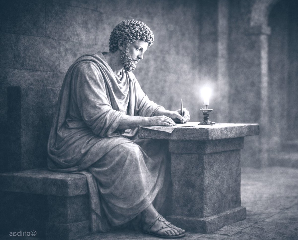 chibas's tweet image. “En ninguna parte se retira el hombre con más tranquilidad ni con más sosiego que en su propia alma”.
— Marco Aurelio