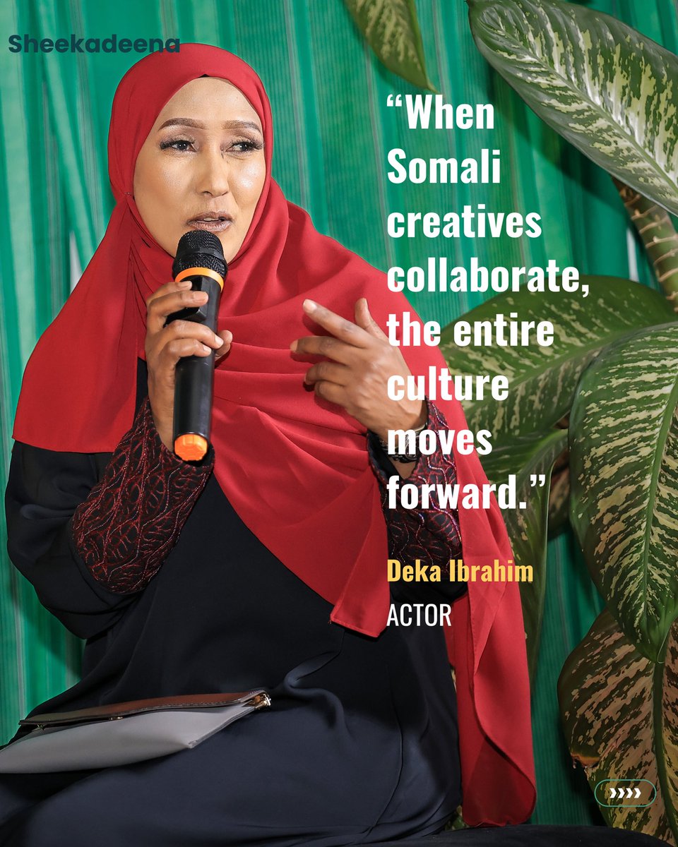 sheekadeena_'s tweet photo. We brought together the voices shaping the future of Somali cinema, reflecting on craft, community, and the courage to create with intention.

Swipe to see what happens when creatives minds come together.

#Sheekadeena https://t.co/jgKssQYw4b