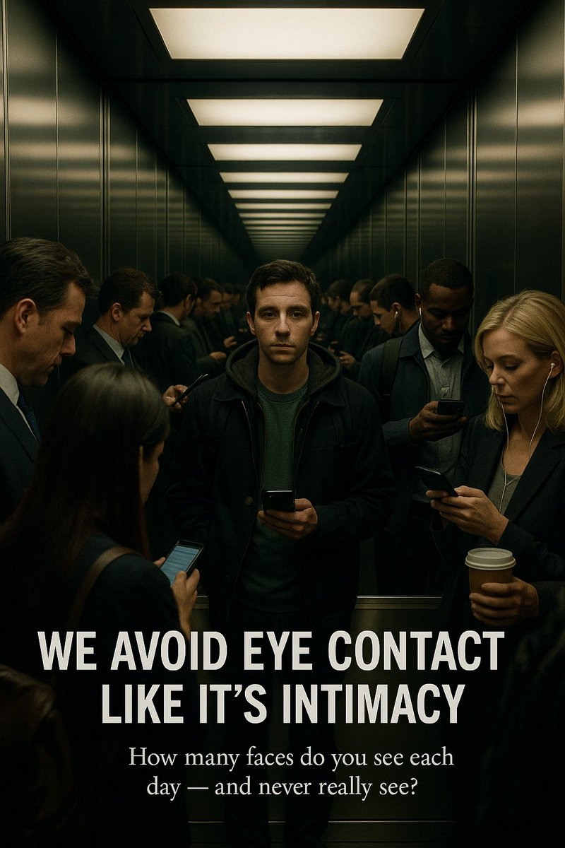ZennergyCharged's tweet photo. #ModernIsolation
#DigitalDistraction
#LostConnection
#SeeEachOther
#SilentElevator https://t.co/v4vttXs4dD