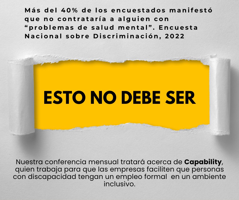 Regístrate a la conferencia en el siguiente enlace: forms.gle/4unky5f4AwvaaM… , será este 26 de febrero a las 7 de la tarde por Youtube.