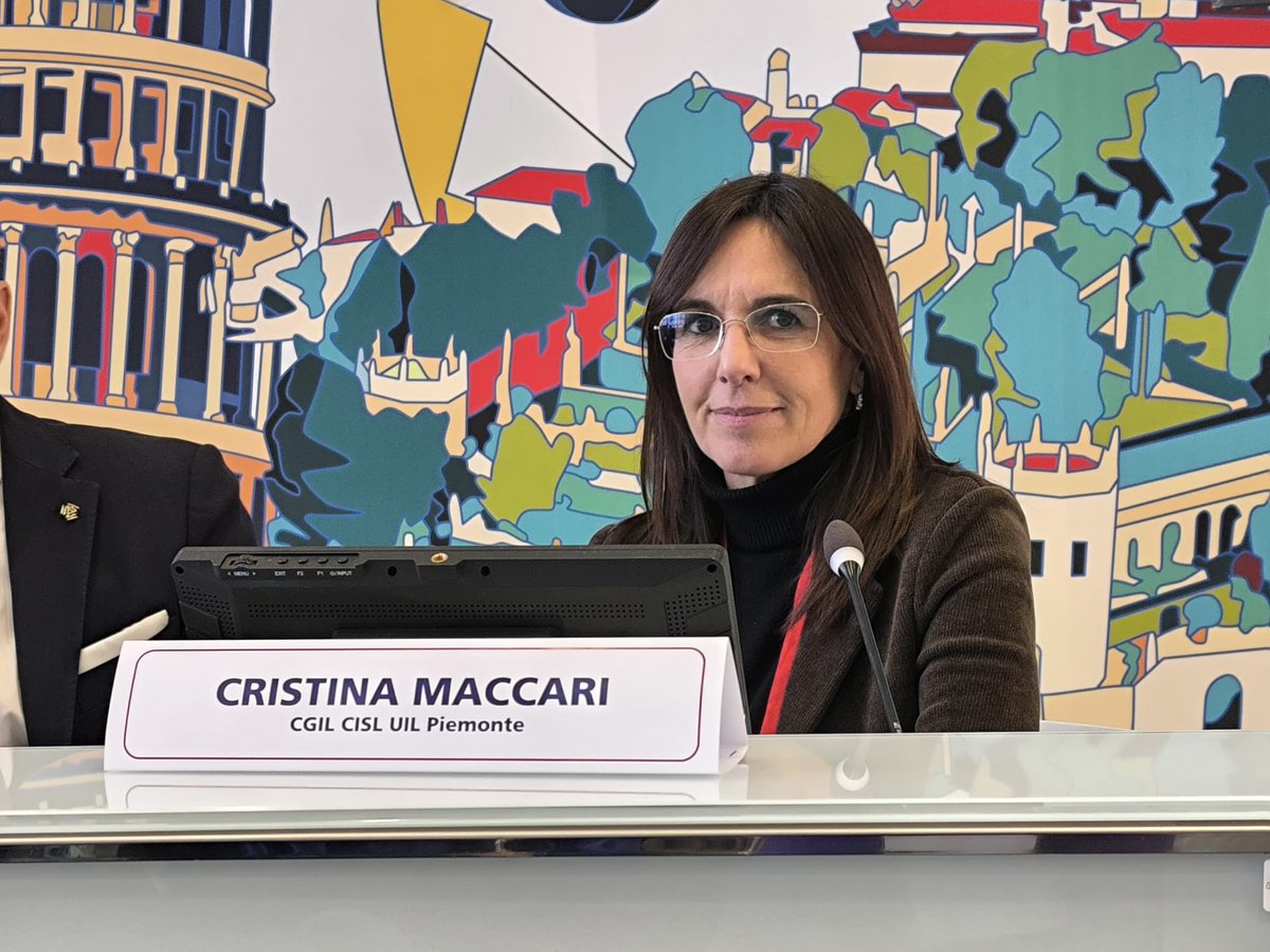 La segretaria regionale Cisl, Cristina Maccari, è intervenuta oggi pomeriggio, a nome di Cgil Cisl Uil Piemonte, alla tavola rotonda che si è svolta nell’ambito dell’evento: “L’Italia in chiave di genere - Lavoro, impresa e partecipazione femminile per la crescita del lavoro”. Al