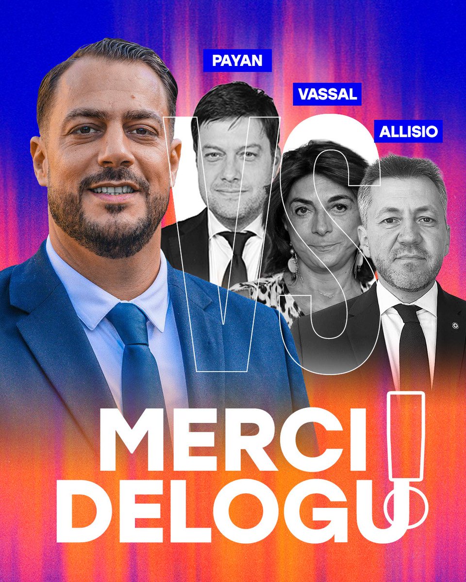 Nous sommes prêts à gouverner. Sébastien delogu est le seul candidat à porter des propositions et solutions concrètes aux marseillais.ses. 
Face à lui : de l'incompétence. 
Les 15 et 22 mars : votez DELOGU