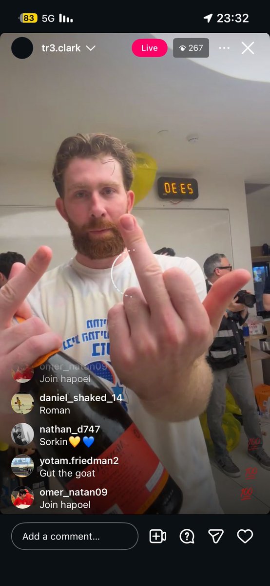 מוקדש ל
אבא עופר
איטודיס  
יהוא אורלנד 
צינאנו אונוואקו 
דן ילון
אולטראס הפועל 
בריגדה מלחה
שבו בשקט ותראו אותנו מניפים ברזל 💛