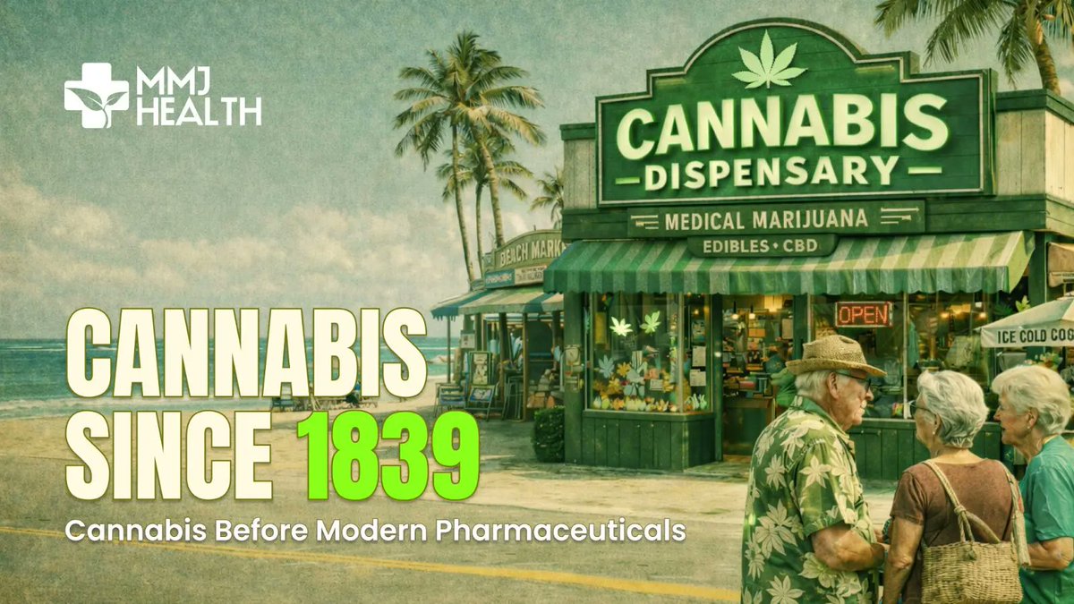 mmjhealthfl's tweet photo. Cannabis as medicine isn’t a trend.

It’s been prescribed since 1839.

So yes — technically, your great-great-grandparents’ pharmacy stocked it. 🌿

What’s new isn’t the plant.

It’s the science, dosing precision, and physician oversight guiding its use today — especially for seniors managing pain and sleep.

History evolves. Medicine recalibrates.

Read more 👇

https://t.co/IkplOvEPRV