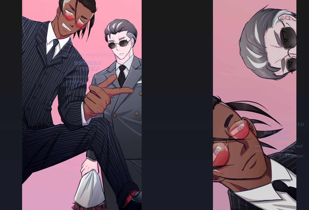 昨日のは、勢いセフ✔︎バレ夕イデートコピ本の表紙用にラフったのが、気に入ってたので、塗り塗りしたものでした…お手に取っていただいた方に心よりの感謝を…
勢いで背表紙まで塗ったので頁増やして、セフ✔︎本作ろ！

コマの中に二人が並ぶの見切れがちなのがすごく好きで、ね…ああ、身長差…