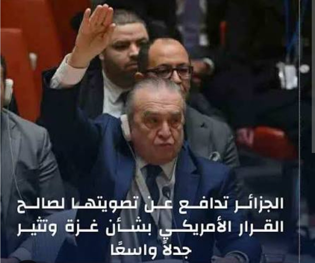 HatimelMourabit's tweet photo. Étrange est l'attitude des « trompettes » et du peuple de « Hok » 🇩🇿... Ils s'en prennent aujourd'hui au Maroc pour sa participation au « Conseil de la Paix » afin de mettre en œuvre une résolution onusienne, tout en oubliant ou en feignant d'oublier  que c'est leur propre État qui a balisé le terrain pour cette résolution et lui a conféré sa légitimité au Conseil de sécurit�� !
Rafraîchissons un peu la mémoire de ces « pseudo-militants » :
Le 17 novembre 2025 :
La résolution pour laquelle l'Algérie a voté est celle-là même qui a instauré le « Conseil de la Paix » et les arrangements sécuritaires internationaux actuels.
Comment peut-on alors bénir « l’origine » (le vote de la résolution américaine) et attaquer « la conséquence » (la participation marocaine à son exécution) ?! 😂
L'attaque contre le Maroc n'est pas une « défense de Gaza », mais une tentative désespérée de masquer le choc de la réalité.
Le Maroc agit avec clarté, au grand jour et au sein des institutions internationales pour protéger les droits des Palestiniens sur le terrain.
 Pendant ce temps, d'autres se cachent derrière un « oui » timide dans les bureaux fermés, avant de distribuer des brevets de « patriotisme » et de « résistance » sur les chaînes télé, les radios et les réseaux sociaux !
Si la participation au Conseil de la Paix est une « trahison » à vos yeux, comment qualifiez-vous votre propre vote en faveur de la résolution qui a créé ce conseil de gaza à l'origine ?! 😅
Assez d'insultes à l'intelligence... L'Histoire s'écrit par les positions actées dans les procès-verbaux des Nations Unies, et non par les cris et les lamentations sur les réseaux sociaux.
#Maroc #Algérie #Gaza #ConseilDeLaPaix