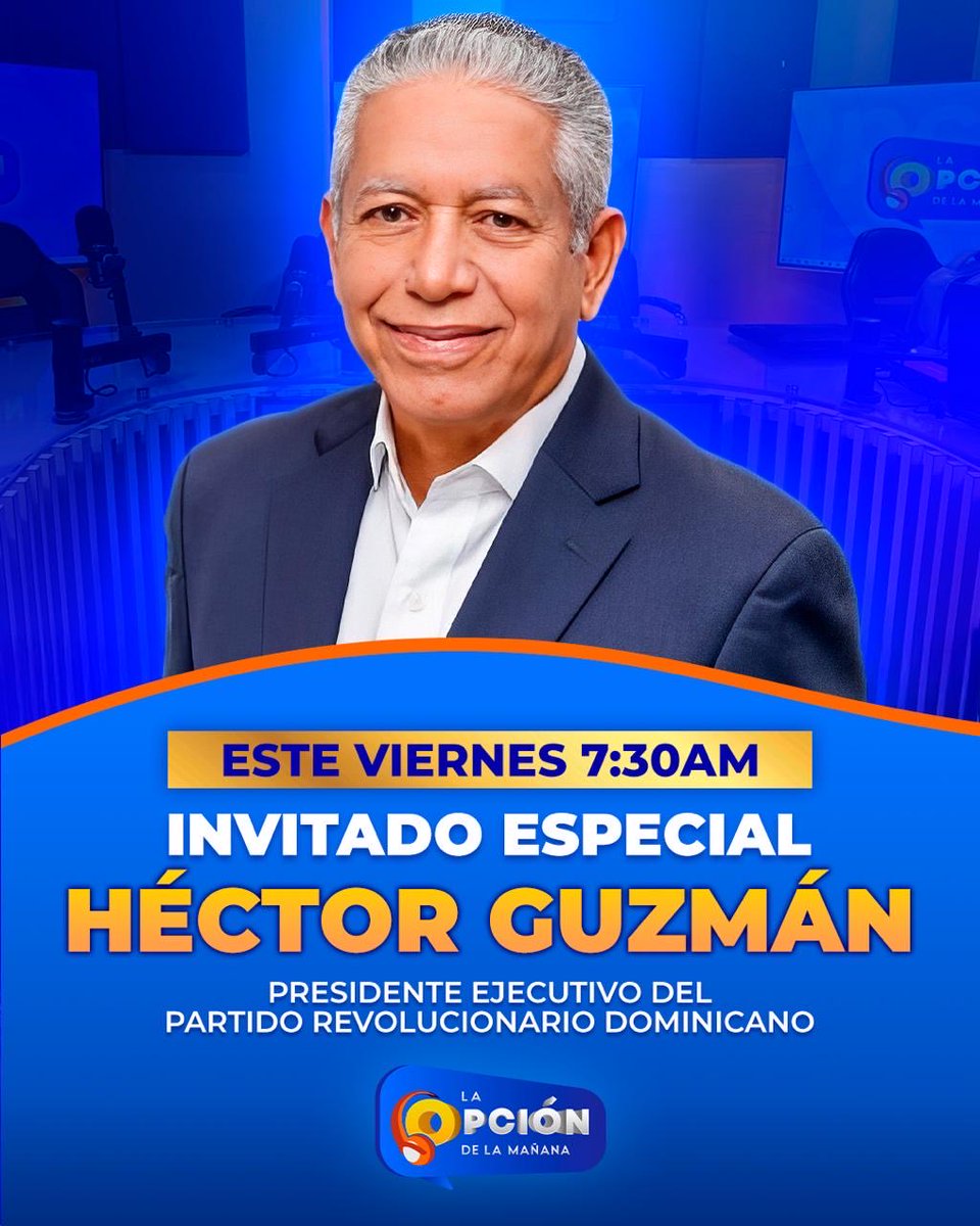 Les invitamos a seguir nuestra entrevista en La Opción de la Mañana este viernes por Digital 15, la 93.3 FM, Youtube en vivo y canal 3 de Aster.

Gracias por la sintonía!