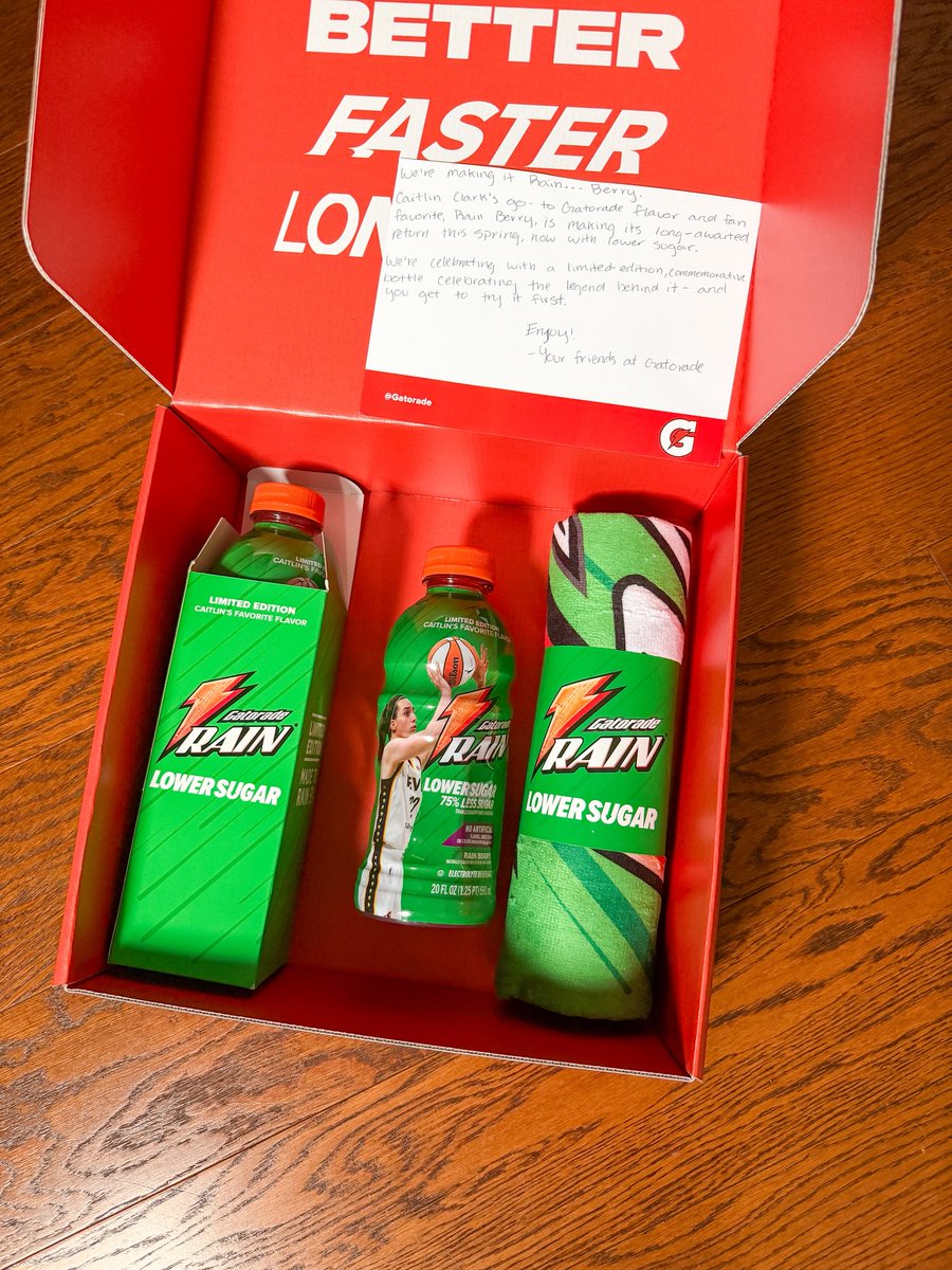 brilewerke's tweet image. Thank you Gatorade ☔️🫐 best flavor s/o @CaitlinClark22