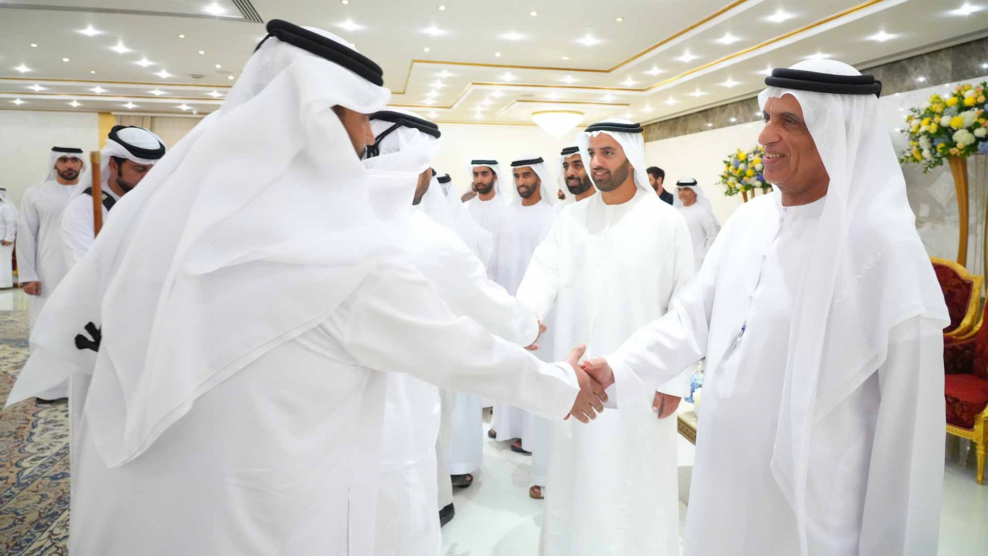 سعود بن صقر يواصل استقبال المهنئين بحلول #شهر_رمضان_المبارك 