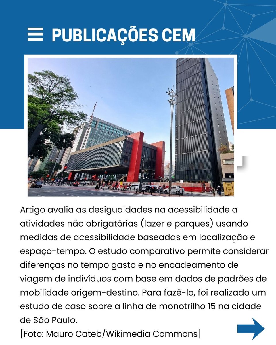CEM-Centro de Estudos da Metropóle tweet media