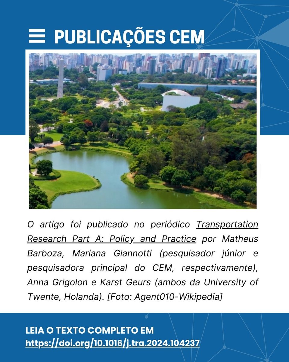 CEM-Centro de Estudos da Metropóle tweet media