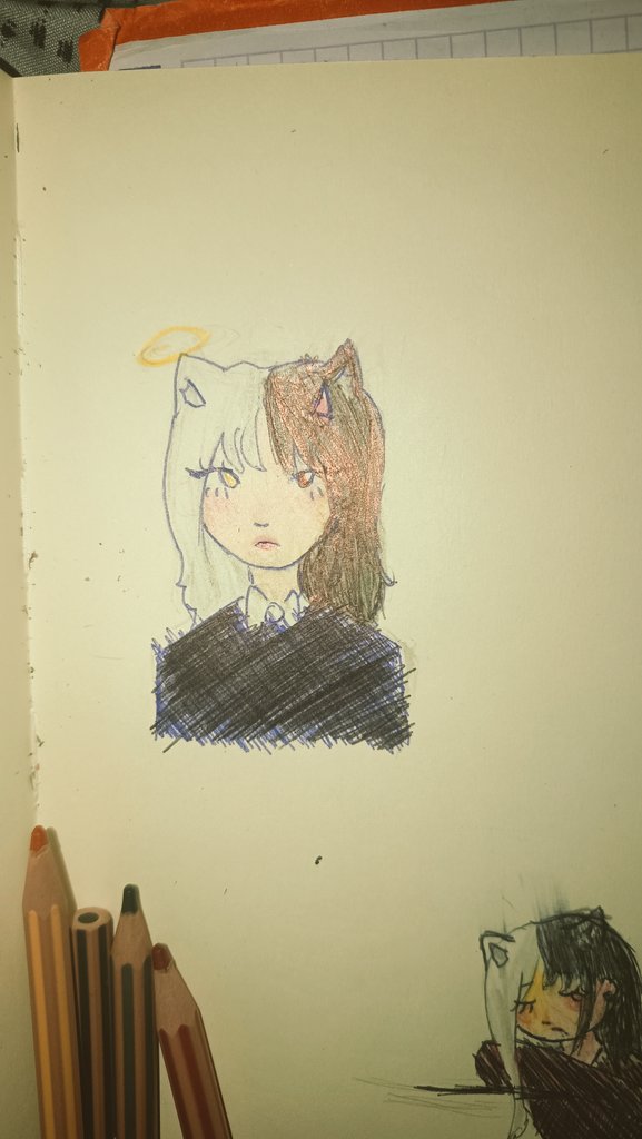 V47075's tweet photo. dibujos en honor al cumple de la criaturita de 40 añitos,  gracias por haber sido un gran apoyo este último año no podría pensar en alguien mejor, si lees esto muchísisisimas felicidadess Serpi  tqm🤍🫂 #serpias   @Serpias https://t.co/kbDj4rX0CR