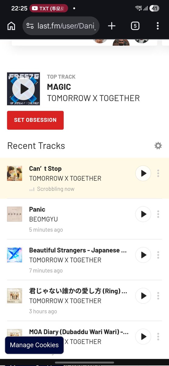 Dani4everFool's tweet image. Moas having trouble connecting!!!

1) Change browsers
2) Check on the last.fm account if you are connected to both spotify and txtcharts. Settings --&amp;gt; applications (see video).

Your streams should be reflected in real time on  (2nd pic)