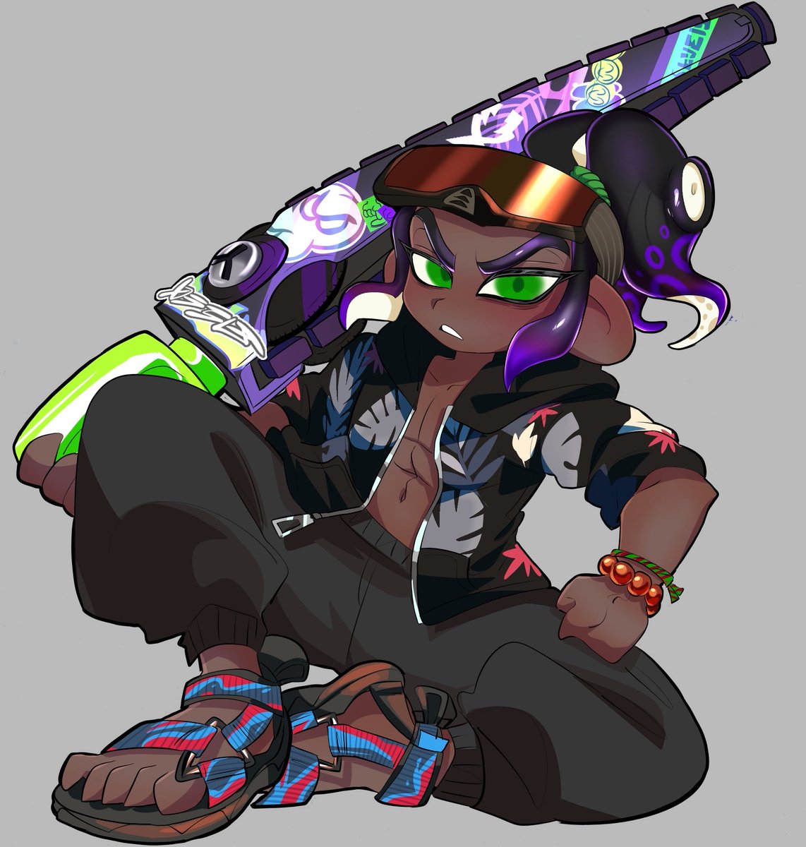 #星座イカタコ
ジムワイパー使いの蠍座タコを担当させていただきました🦂🐙