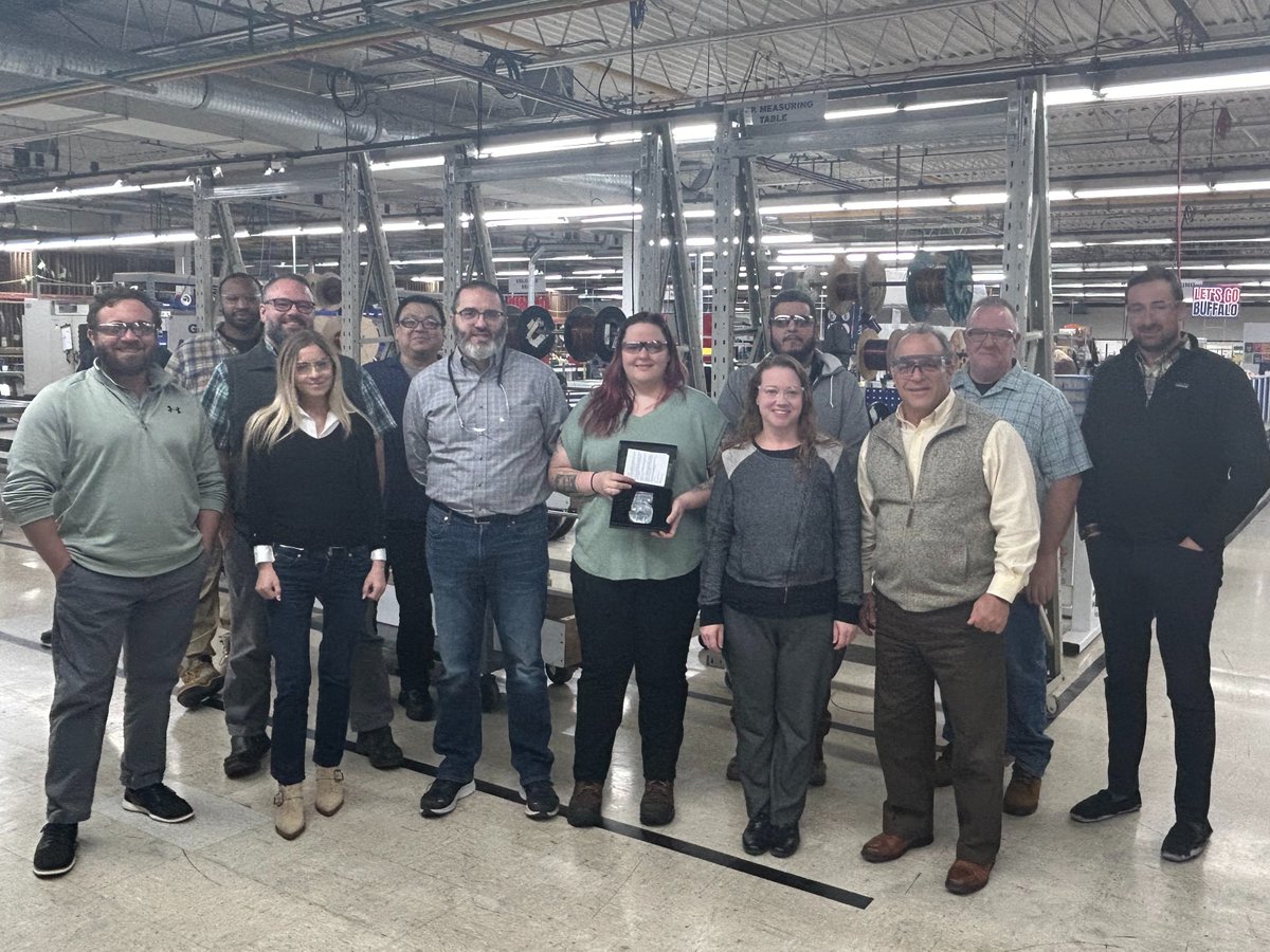 ConaxMFG's tweet photo. Congratulations to Brianna Ruminski, Inspector, on 5 years of service at Conax. Brianna’s dedication, attention to detail, and commitment to quality play a vital role in delivering exceptional products to our customers. We  look forward to many more successes together. https://t.co/1STxSneCso