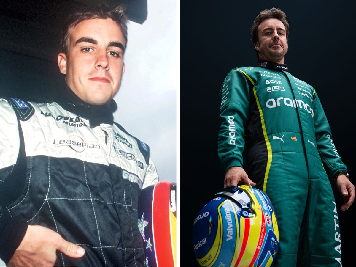 alomgc14's tweet photo. Parece un chiste pero 25 años después, Alonso va a volver a presentarse en Melbourne con un coche que se desmonta a cachos y con un rendimiento limitadísimo de fondo de la parrilla.

El Minardi PS01 no es peor que el AMR26 actual.

You can kill the man, but no the idea. https://t.co/PFz7E5qg8g