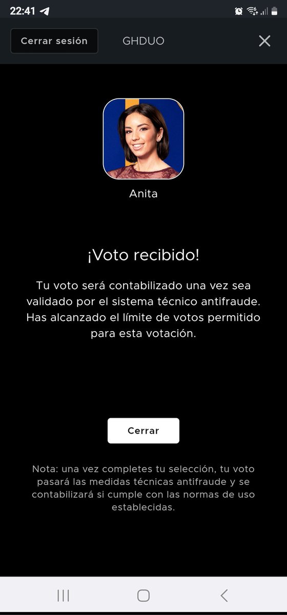 Anita a tu casa!!!