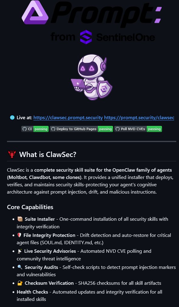 0x0SojalSec's tweet image. Security Skill Suite for AI Agents  

with drift detection, live security recommendations, automated audits, and skill integrity verification.

#infosec #cybersec