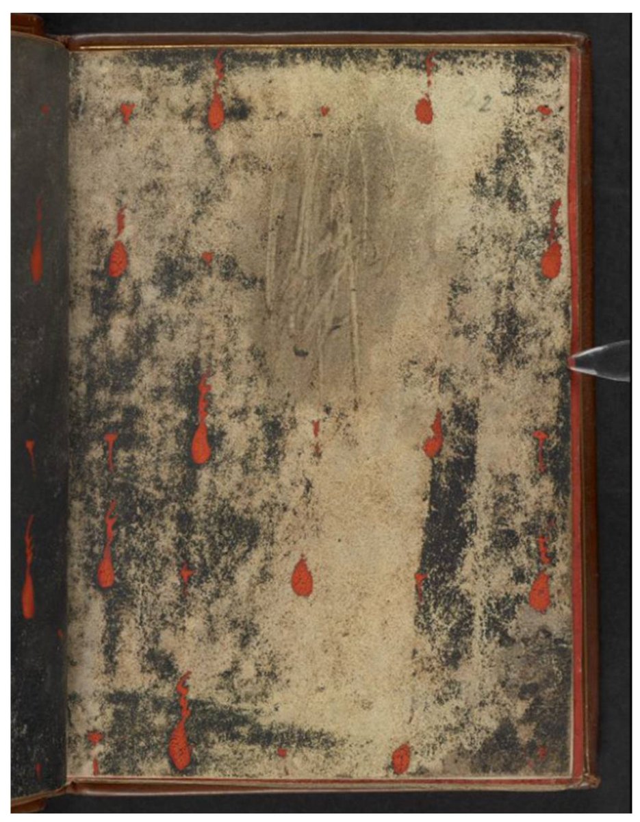 _______crypt's tweet photo. Page from MS Egerton 1821, rubbed, kissed, scratched. Devotional book receiving devotion in direct physical form. https://t.co/eY2S0WCJT3