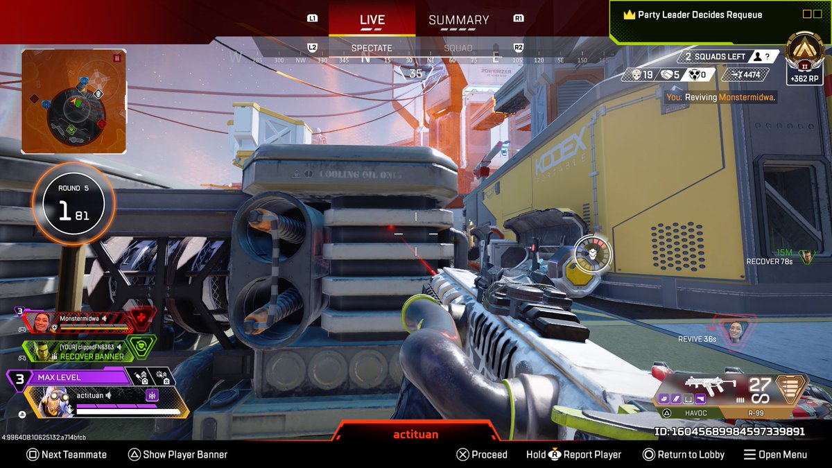 STATIC_303's tweet photo. @Respawn @RSPN_Hideouts @ImperialHal can get people blocked in a second I wonder how long it takes for this cheater to get banned hmmm I’ll wait till I get a reply back https://t.co/9MgcgPFzlb