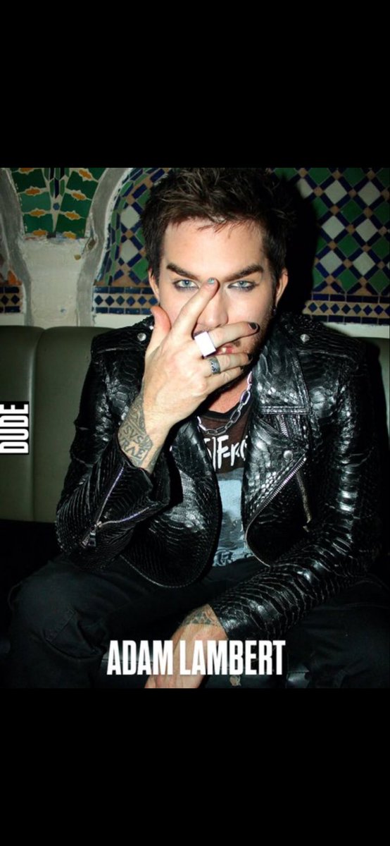 DUDE COVER STAR: <a href="/adamlambert/">ADAM LAMBERT</a>