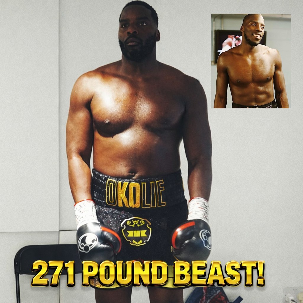 WorldBoxingNews's tweet image. WBC number one heavyweight Lawrence Okolie is up to 271 pounds, just 3 years after weighing 199 pounds at cruiserweight.

Okolie has added 50 pounds since fighting at bridgerweight in May 2024.

#heavyweight #boxing