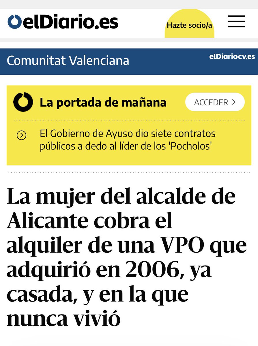 Sigue el ESCÁNDALO DE LAS VPO DE ALICANTE.

Y el PP y VOX manteniendo al alcalde de Alicante en su cargo.

VERGÜENZA.