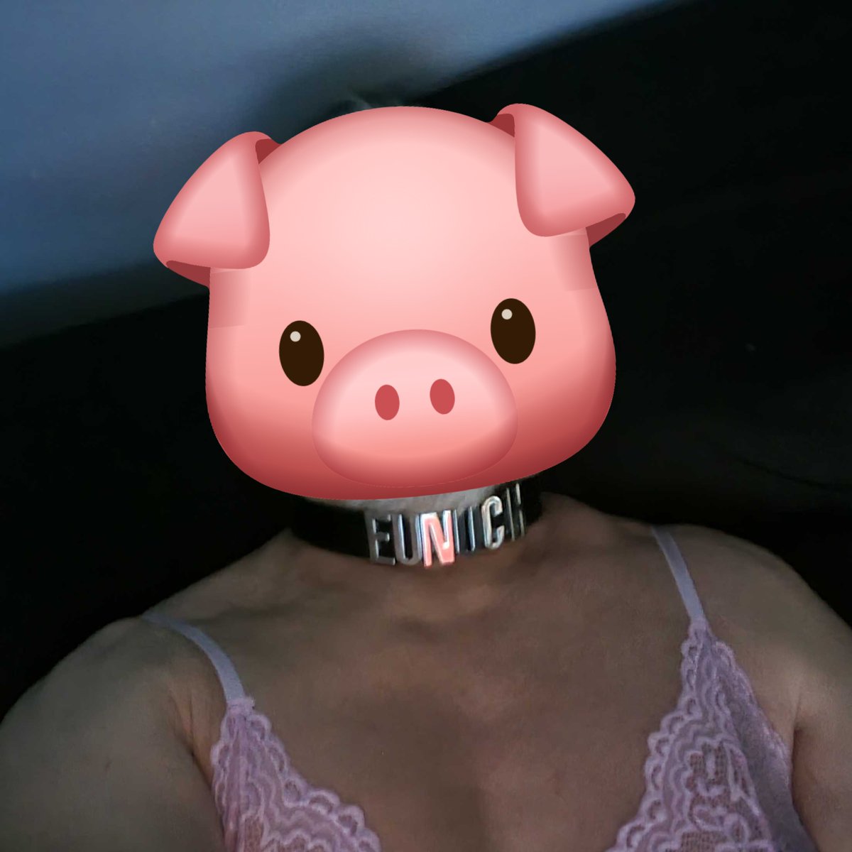 Valhallena's tweet photo. My lesbiana looked so hot in his new collar and pink lingerie. A true EUNUCH for Queen Valhallena. 😂😂😂 #paypig #cashcow #findom #secondlife #domina #sissy https://t.co/xzyfClcmD7