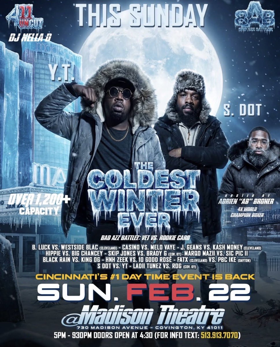 UptownYT's tweet photo. IM OUTSIDE 💯💯💯💯💯 IF YOU IN THE AREA OR CLOSE PULL UP BIG STAGE CARD��️‼️‼️ Adrien Broner HOSTING WITNESS GREATNESS
#urltv #URL #battlerap #rap #viral #music https://t.co/sUQQMA10TH