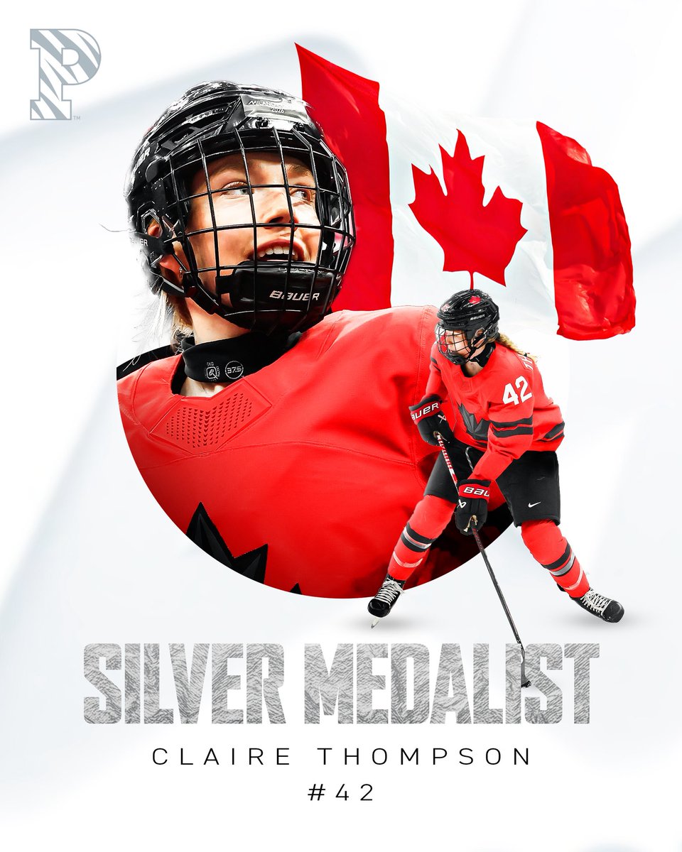 PWIH's tweet photo. Two-Time Olympic Medalists!

So much 🧡🖤 for @SarahFillier91 &amp; @clairethomps98 who represented 🇨🇦 and the 🐅 proudly! https://t.co/3tIQQqEjAh