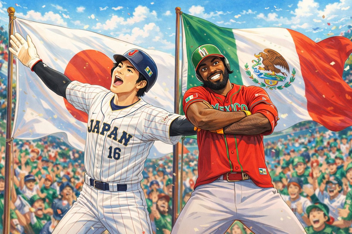 amoelbeisbol's tweet photo. ¡EL ÚLTIMO!🇲🇽🇯🇵⚾
La última vez que México y Japón se enfrentaron vivimos un juego frenético hasta el último out.
Ese día Japón venció a México 6 carreras por 5 en la última entrada.
Veremos que sucede en este nuevo torneo
#Beis #WorldBaseballClassic
#ClásicoMundialDeBéisbol https://t.co/ncLa6pMars