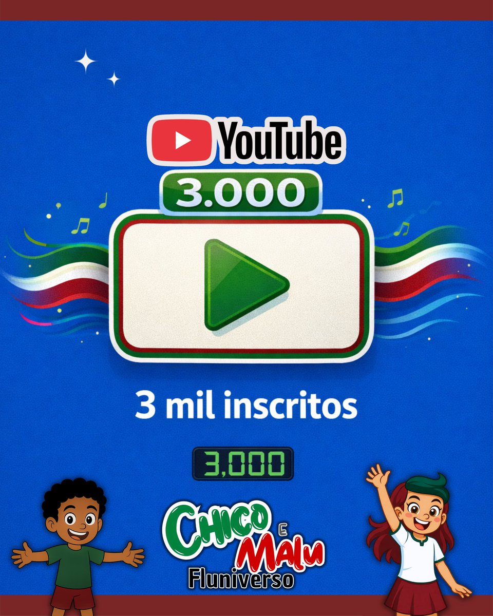 Genteee! 🎉
Chegamos a 3.000 inscritos no YouTube! 🇭🇺🎶
É muito importante que você que gosta das nossas canções acompanhe a gente por lá e também no Spotify. 
Muito obrigado por estarem com a gente nessa caminhada!
E se ainda não é inscrito, se inscreve lá no canal!