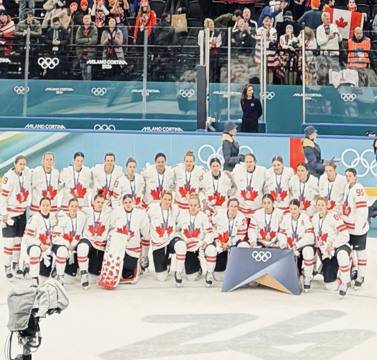 A heartbreaking finish for our women’s hockey team, but so proud of their fierce and valiant effort today - it was a champion performance.

Congratulations on inspiring over 40 million Canadians! We love you!!
❤️🇨🇦🏒🥅