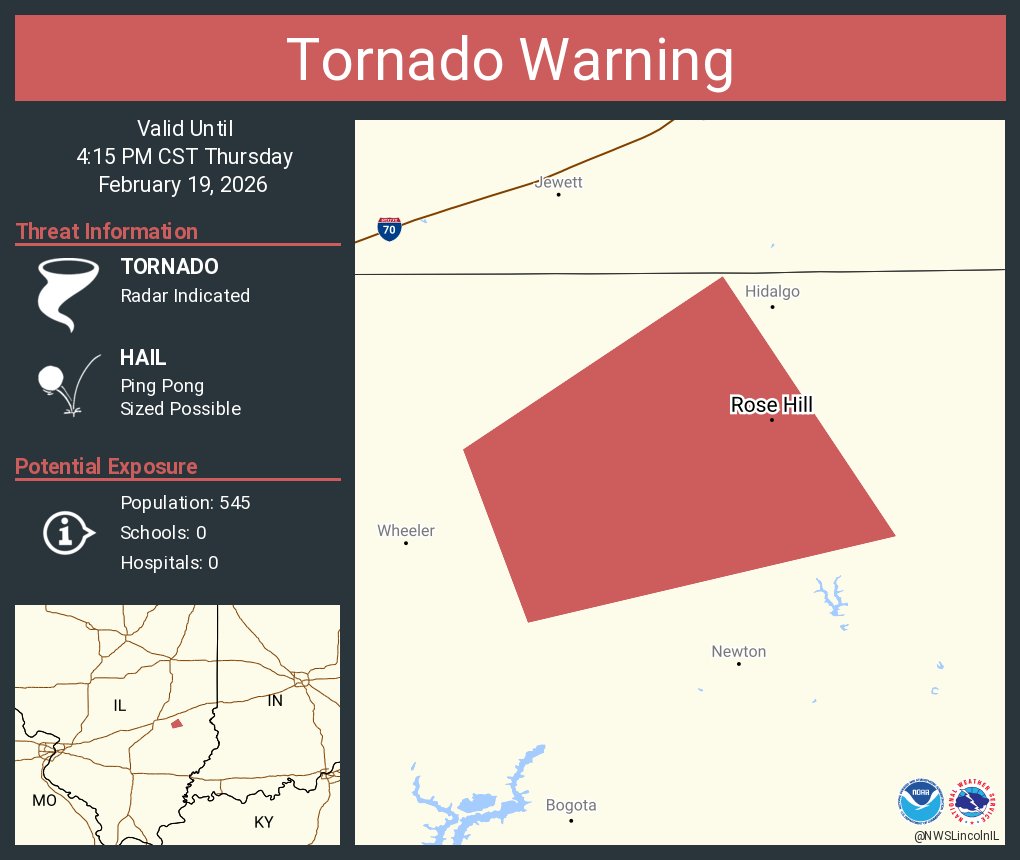 NWS Tornado tweet media