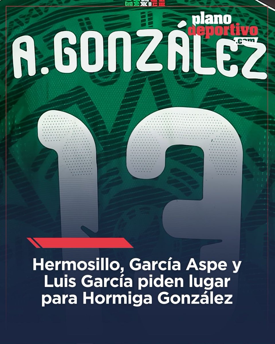 ¡Cuando las leyendas hablan, el fútbol escucha! ⚽️🇲🇽 Carlos Hermosillo, Alberto García Aspe y Luis García coinciden: es momento de darle una oportunidad al "Hormiga" González en la Selección.

¿Será el delantero que tanto necesita el Tri para renovar el ataque? 🐜🔥 Descubre los
