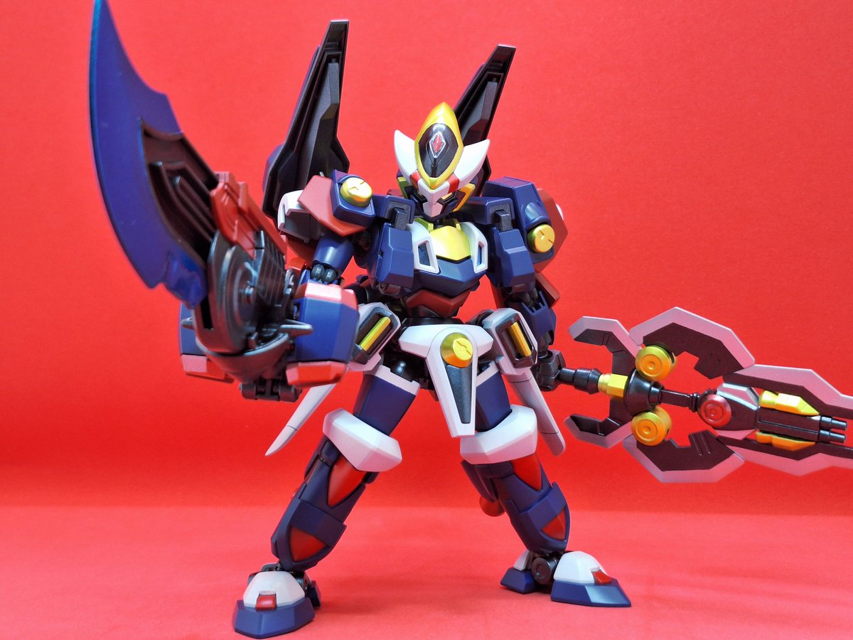 #これを見た人は我に続いて剣を抜け

アイコンにもしているオリジナル #LBX OCバルドルで"我"なる誰かに続きます。アキレスD9にインスパイアされて、左右非対称の二刀流にしてますね。
詳しくは固ツイ見て頂ければｳﾚﾁｲでよ。

#プラモデルライフ