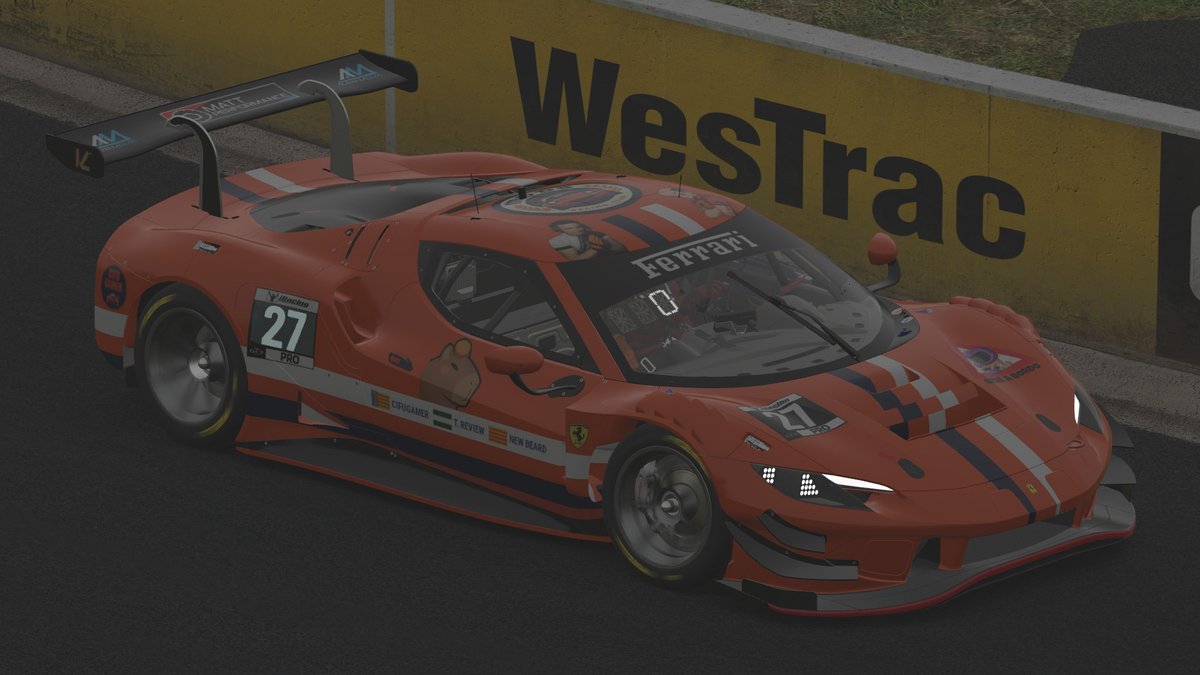 Sin comerlo, ni beberlo, (ya veremos los muros 😅) 

Estaremos en las 12 de Bathurst el Sábado a las 13h, con el Mods United Racing Team ( mods de <a href="/Stradi81/">Stradi</a> 👨🏻‍🦲) con <a href="/TecnicoReview/">Tecnico Review</a> y NewBeard. 

Hoy no habrá directo por que al final me lié con la skin 🤷🏻‍♂️