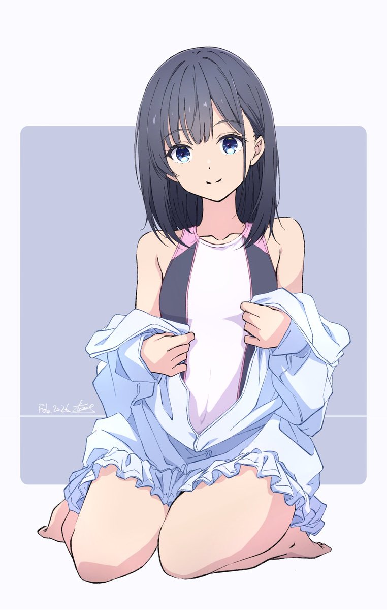 【金曜日の誰でもないガール】
スクールガール編×水泳部×スイムウェア🩱
 #誰でもないガール