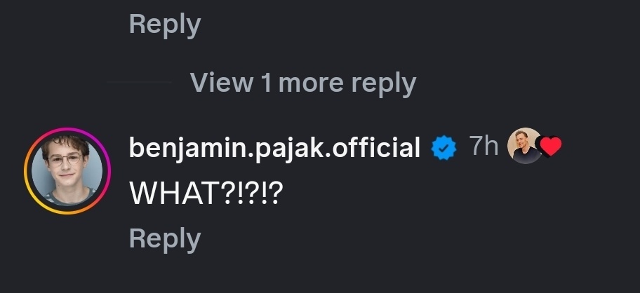 Benjamin Pajak commented on Toms post