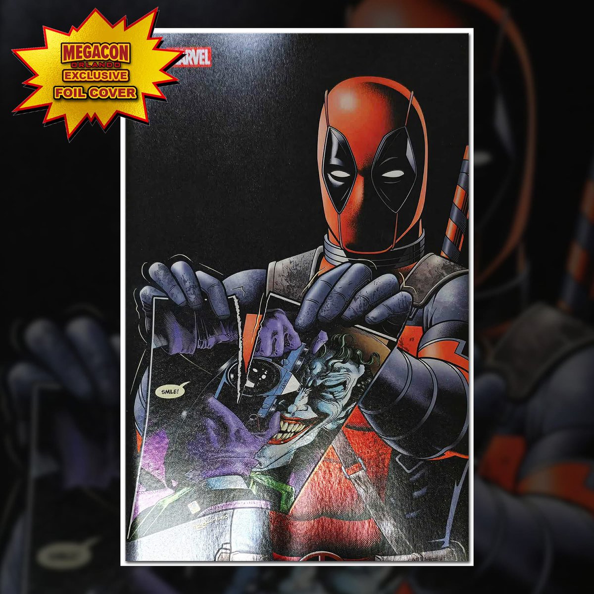 🃏🦇 BATMAN DEADPOOL #1 – MEGACON FOIL VIRGIN VARIANT

📢 PRE-SALE WINDOW: 3 HOURS ONLY
🗓️ Friday, Feb 20th
⏰ 5PM–8PM ET / 10PM–1AM GMT

🌍 LTD TO ONLY 800 COPIES WORLDWIDE
💵 PRICING: £25.95
💻 AVAILABLE AT: 7ATE9COMICS.COM

#Batman #Deadpool #DC #Marvel #Comicsforsale