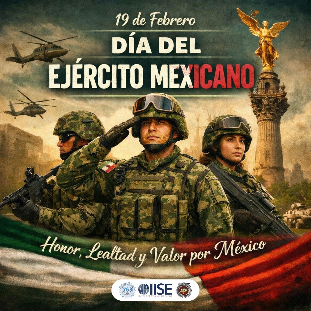 Chapter_763's tweet photo. 🇲🇽 19 de febrero | Día del Ejército Mexicano 🇲🇽
Hoy rendimos un sincero reconocimiento a las mujeres y hombres que integran el Ejército Mexicano.

🪖✨ Gracias por servir a México.
#DíaDelEjércitoMexicano #HonorLealtadYValor #OrgulloNacional https://t.co/ysHryql5Sk
