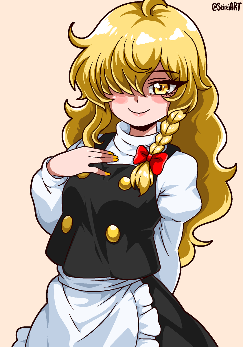 Marisa Covering an eye (just like her PC-98 days)✨ 
#touhouproject #東方Project
