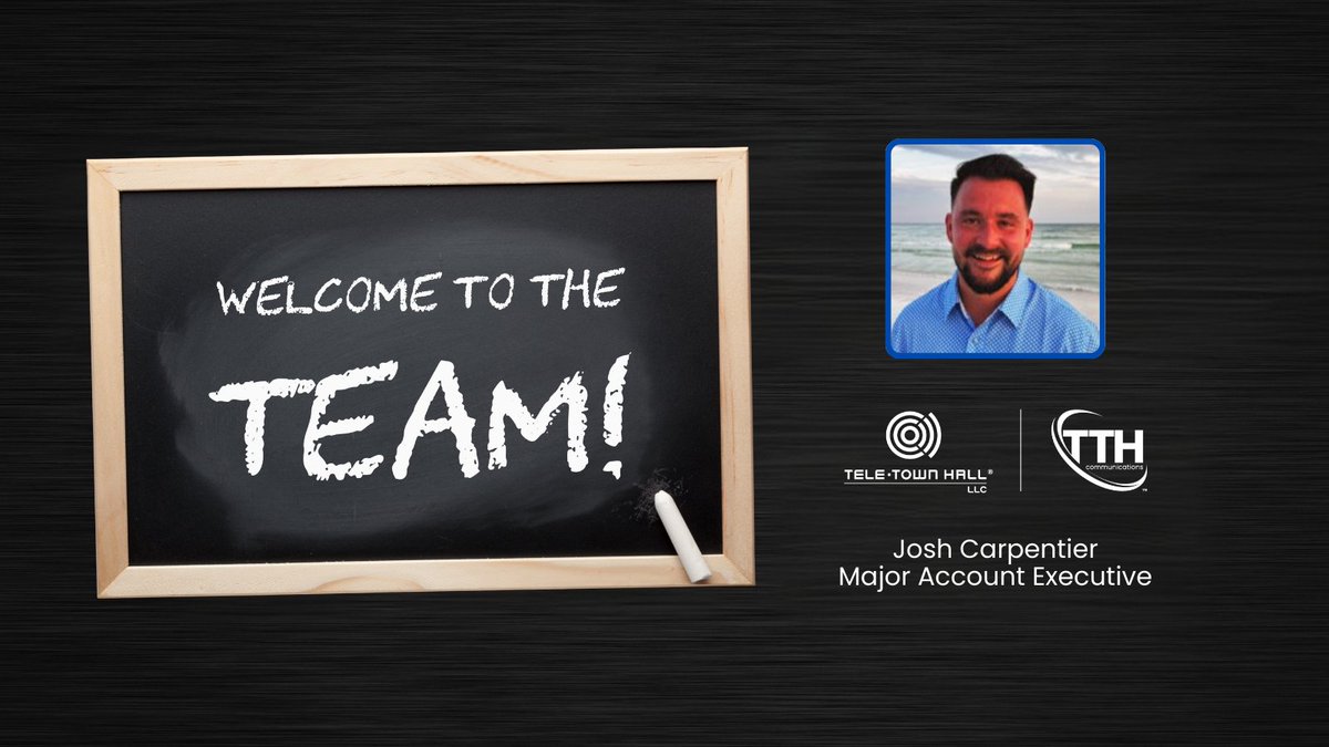 TeleTownHall's tweet photo. Welcome Josh Carpentier to Team #TTH as Major Account Executive with 10+ years in enterprise sales.

Fun facts👇
📍 Chicago-based
🍗 Chicken Parm lover
⚾ Cubs fan
💬 Passionate about helping orgs connect &amp; gather real-time feedback at scale

Anything in common? Comment below! https://t.co/4Yx0TUGMmq