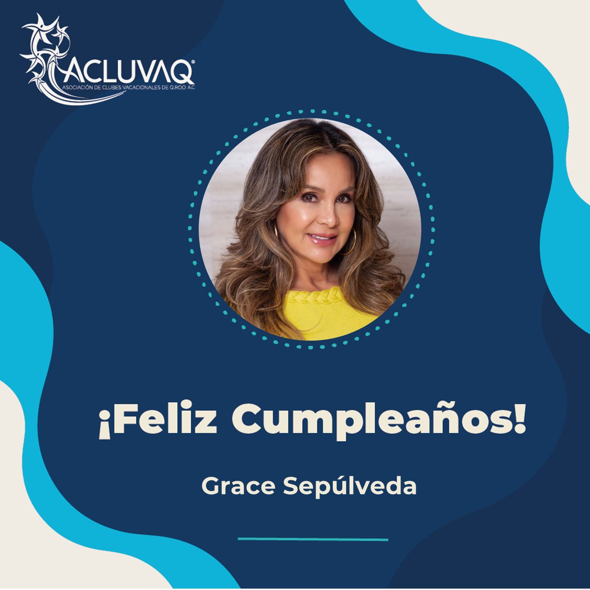 ForoAcluvaq's tweet photo. Felicitamos a Grace Sepúlveda por motivo de su cumpleaños, cada cumpleaños es una vuelta al sol, un nuevo comienzo, una nueva oportunidad para escribir historias que valgan la pena contar.
¡Muchas Felicidades!🎉🎈🎂🍾 https://t.co/tmh3KT4D09