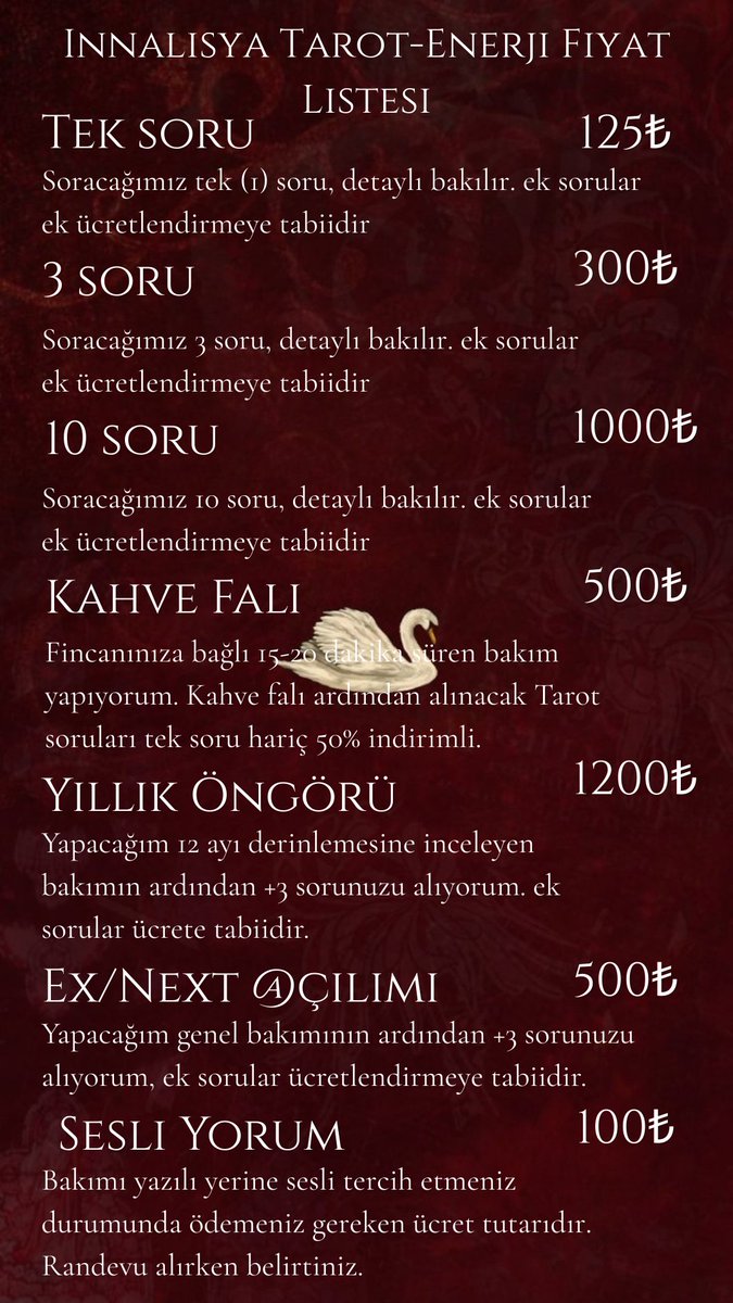 Inanna Tarot-Enerji tweet media