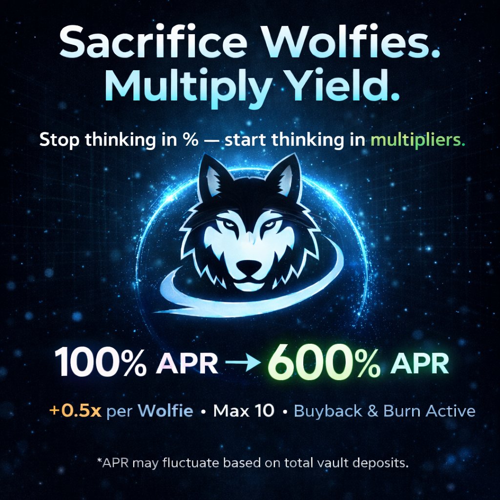 GG to <a href="/WolfSweepX/">WOLF SWEEP</a> with there launch day 

stats for first 24 hrs are impressive 
25k$ volume
marketcap 63k
more than 3000% + gained from launch 

Vaults live boostable with wolfies (be carefull you might lose some Wolfies in this check image) the apr shown in the image is an