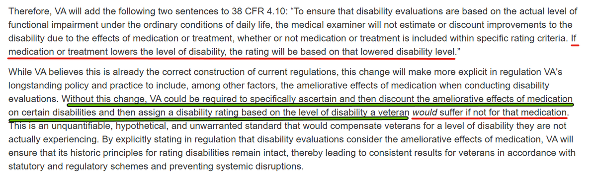<a href="/SecVetAffairs/">VA Secretary Doug Collins</a> "We don't agree with the way this rule has been characterized". Doug, the rule was in very clear English and was extremely easy to see the massive way it can, would, and could have been used to effective cut rates and reduce payments. There was no ambiguity in the phrasing on how